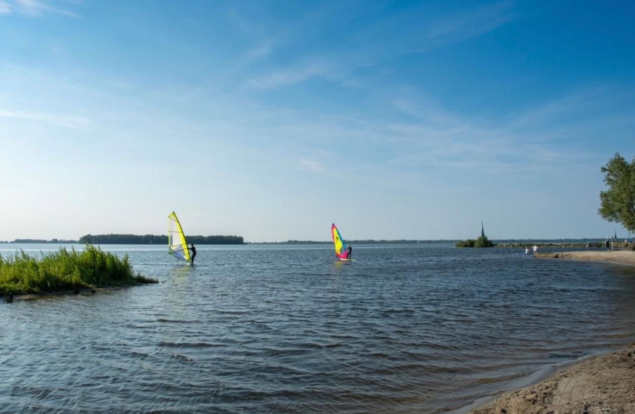 Luxus Cube Meerblick Veluwemeer Am Strand In Erster Reihe Hulshorst Ngoại thất bức ảnh
