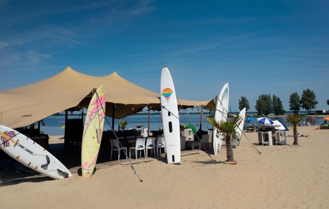Luxus Cube Meerblick Veluwemeer Am Strand In Erster Reihe Hulshorst Ngoại thất bức ảnh