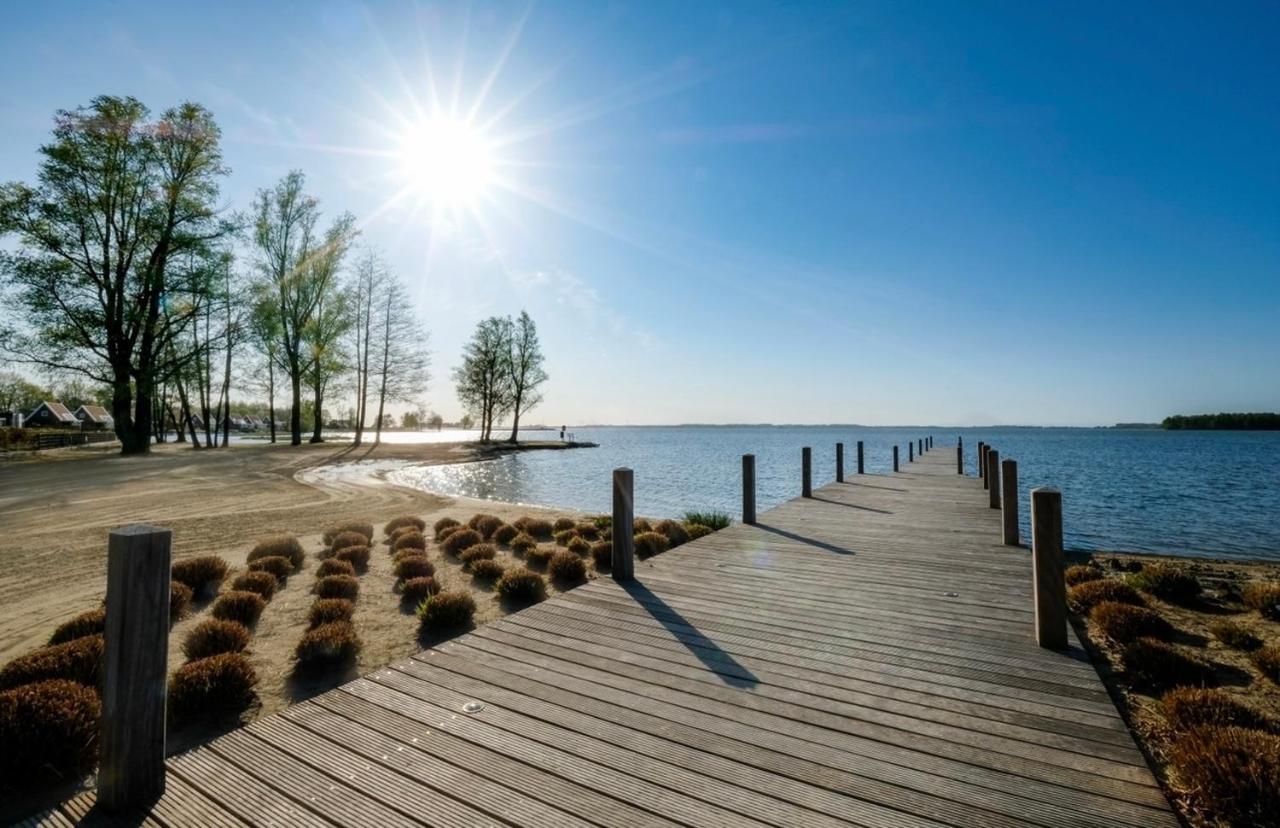 Luxus Cube Meerblick Veluwemeer Am Strand In Erster Reihe Hulshorst Ngoại thất bức ảnh